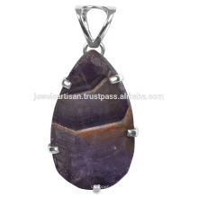 Schöner Design Shavran Amethyst Durzy Edelstein 925 Solid Silber Anhänger